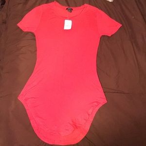 Orange long shirt NWT